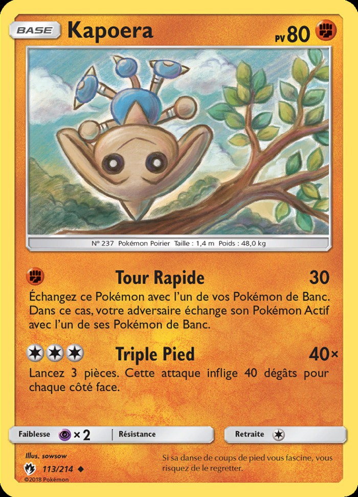 Carte Pokémon: Kapoera