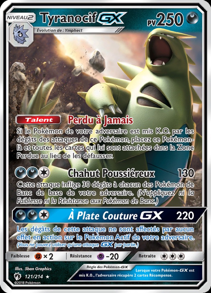 Carte Pokémon: Tyranocif GX