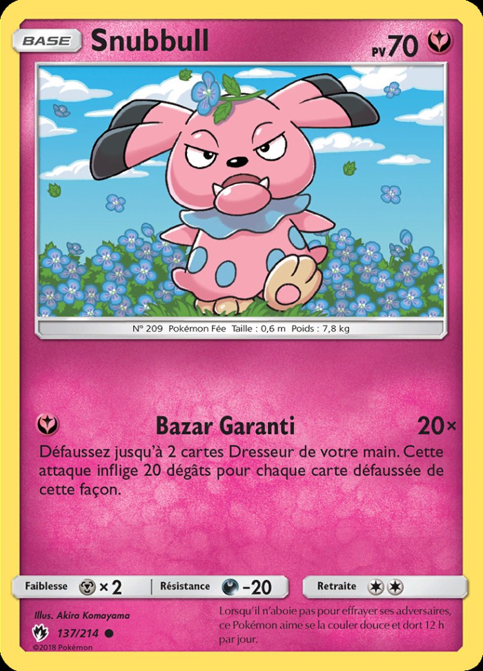 Carte Pokémon: Snubbull