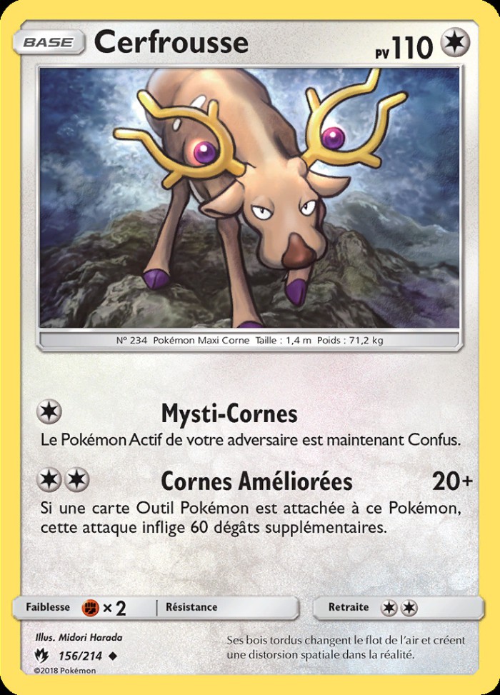 Carte Pokémon: Cerfrousse