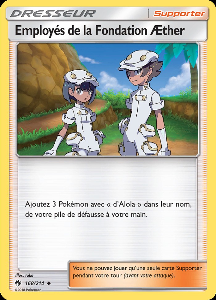 Carte Pokémon: Employés de la Fondation Æther