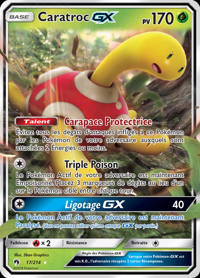 Carte Pokémon: Caratroc GX