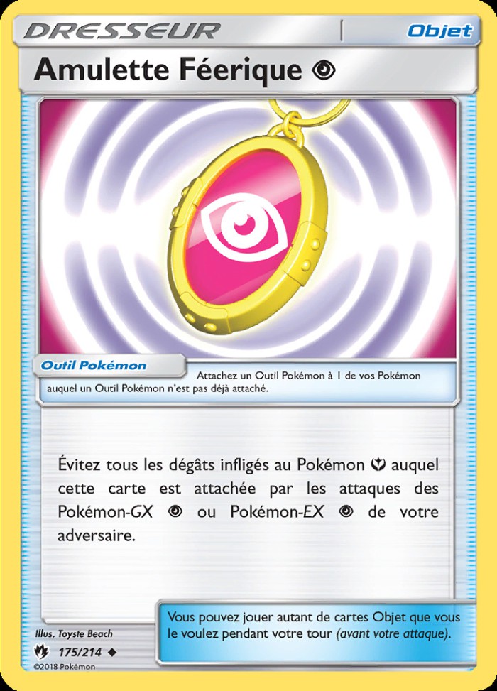 Carte Pokémon: Amulette Féerique Psy