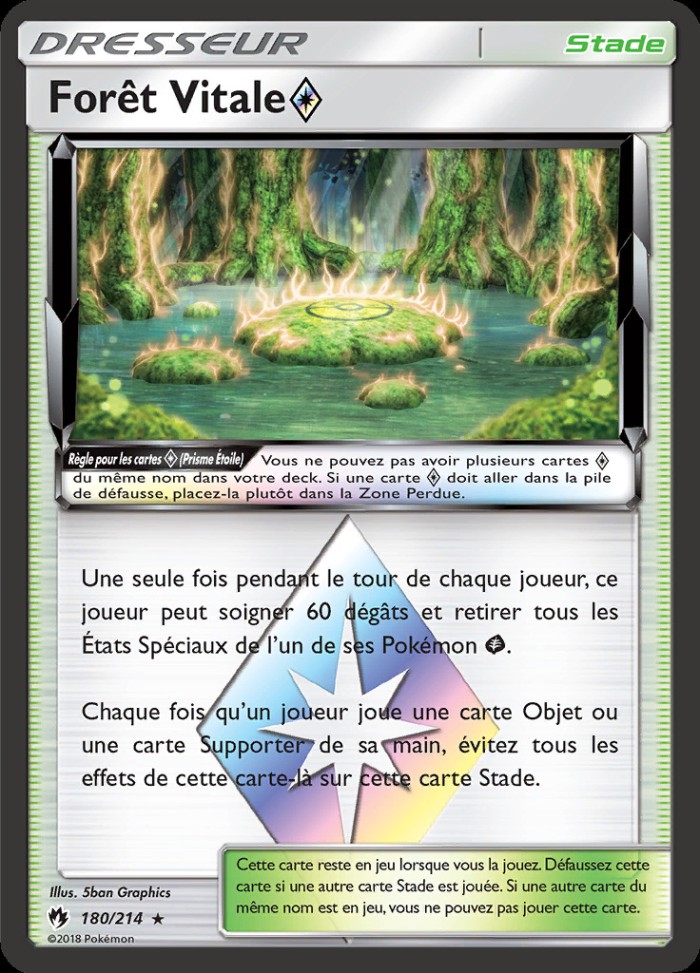 Carte Pokémon: Forêt Vitale Prisme Étoile