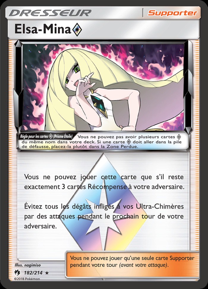 Carte Pokémon: Elsa-Mina Prisme Étoile