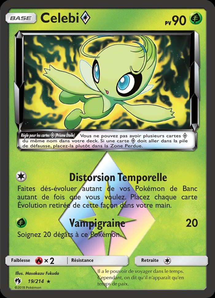 Carte Pokémon: Celebi Prisme Étoile