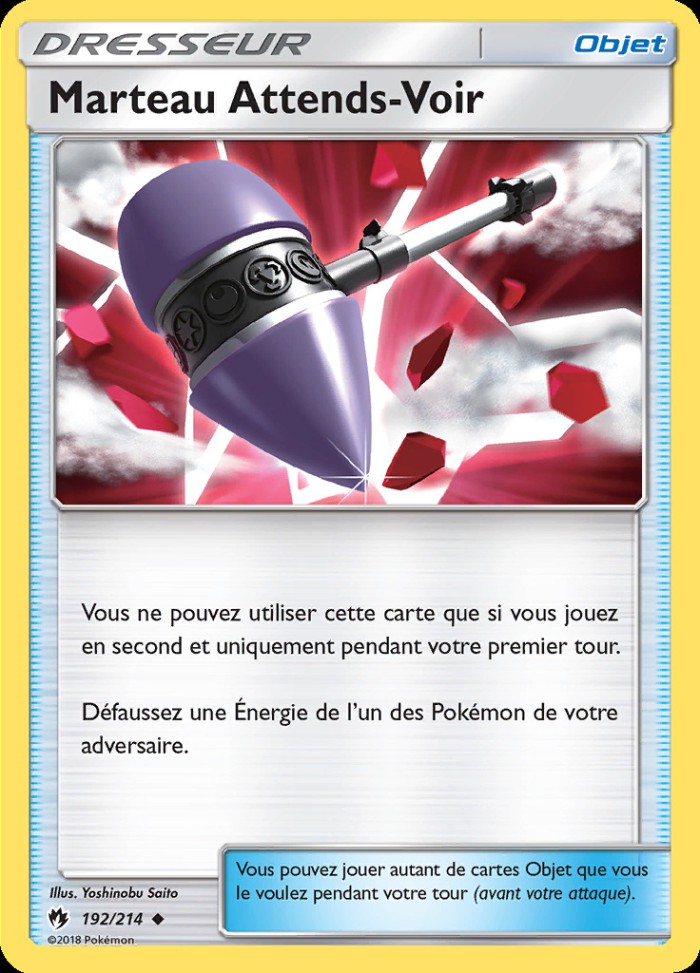 Carte Pokémon: Marteau Attends-Voir