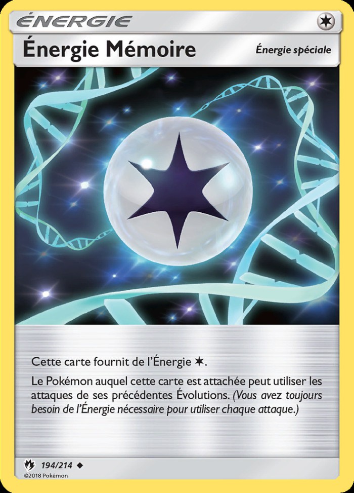 Carte Pokémon: Énergie Mémoire