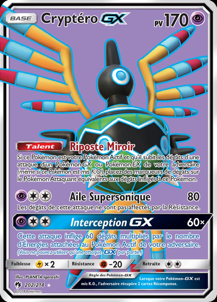 Carte Pokémon: Cryptéro GX