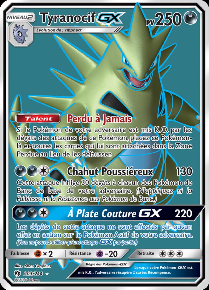 Carte Pokémon: Tyranocif GX