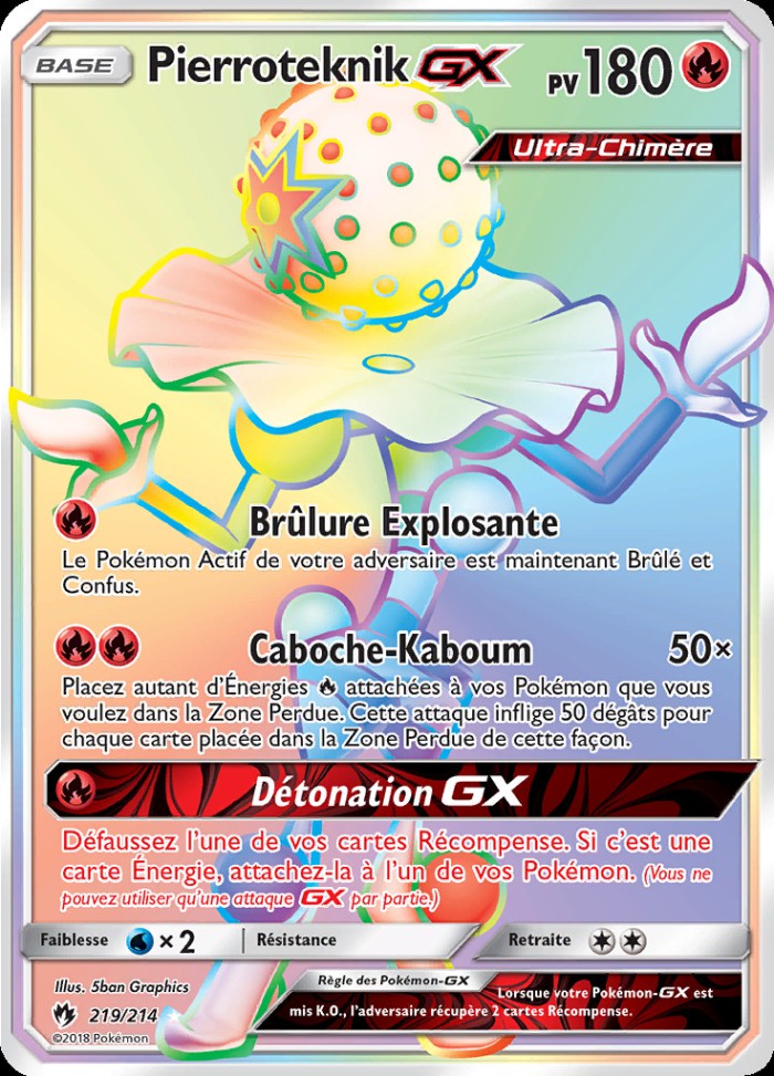 Carte Pokémon: Pierroteknik GX