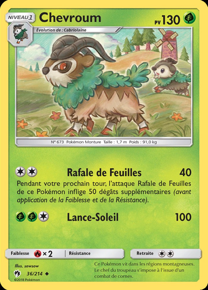 Carte Pokémon: Chevroum