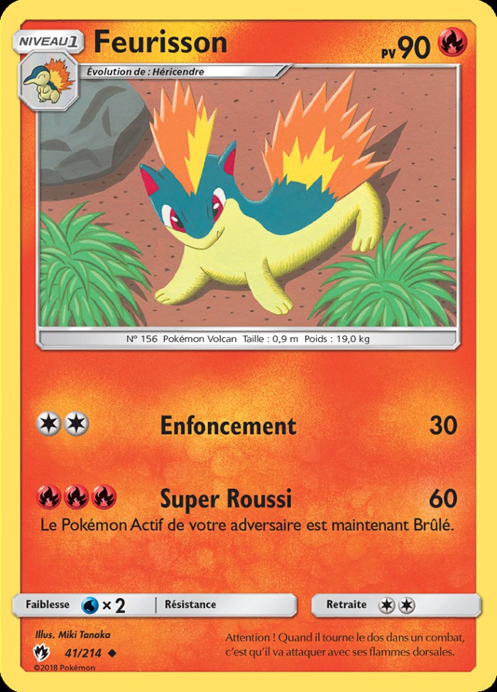 Carte Pokémon: Feurisson