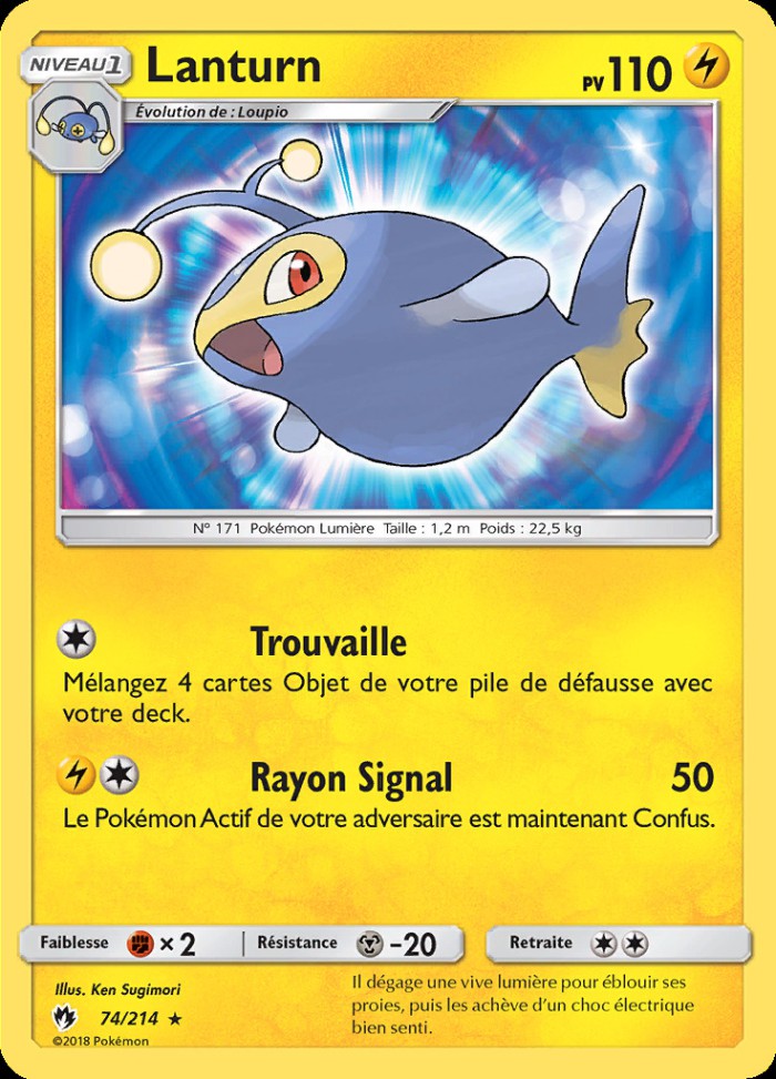 Carte Pokémon: Lanturn