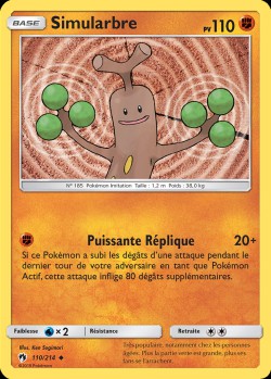 Carte Pokémon: Simularbre