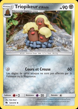 Carte Pokémon: Triopikeur d'Alola