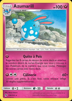 Carte Pokémon: Azumarill