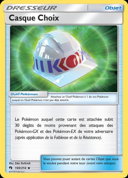 Carte Pokémon: Casque Choix