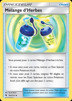 Carte Pokémon: Mélange d'Herbes