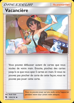 Carte Pokémon: Vacancière