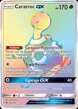 Carte Pokémon: Caratroc GX