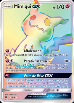 Carte Pokémon: Mimiqui GX