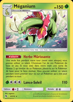 Carte Pokémon: Méganium