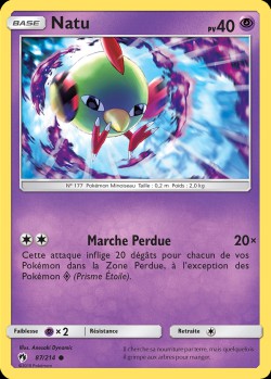 Carte Pokémon: Natu