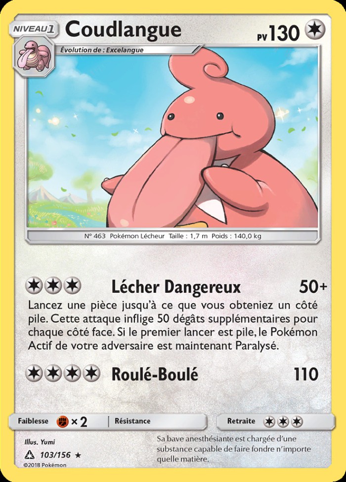 Carte Pokémon: Coudlangue