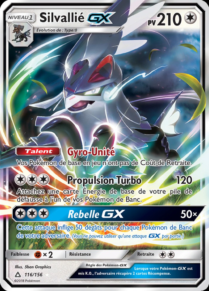 Carte Pokémon: Silvallié GX