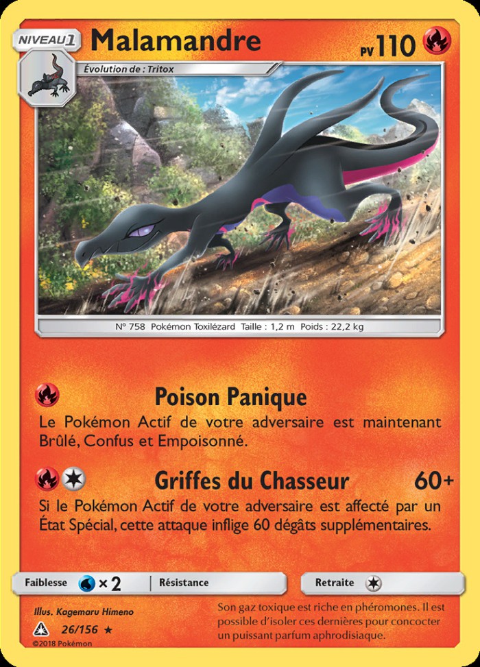 Carte Pokémon: Malamandre