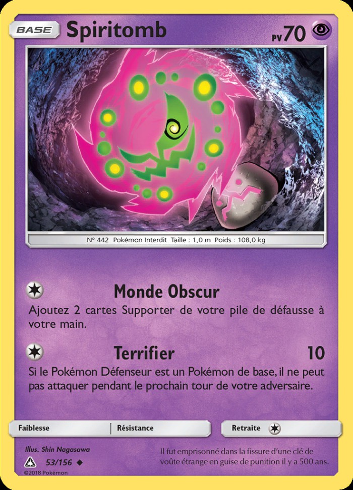 Carte Pokémon: Spiritomb