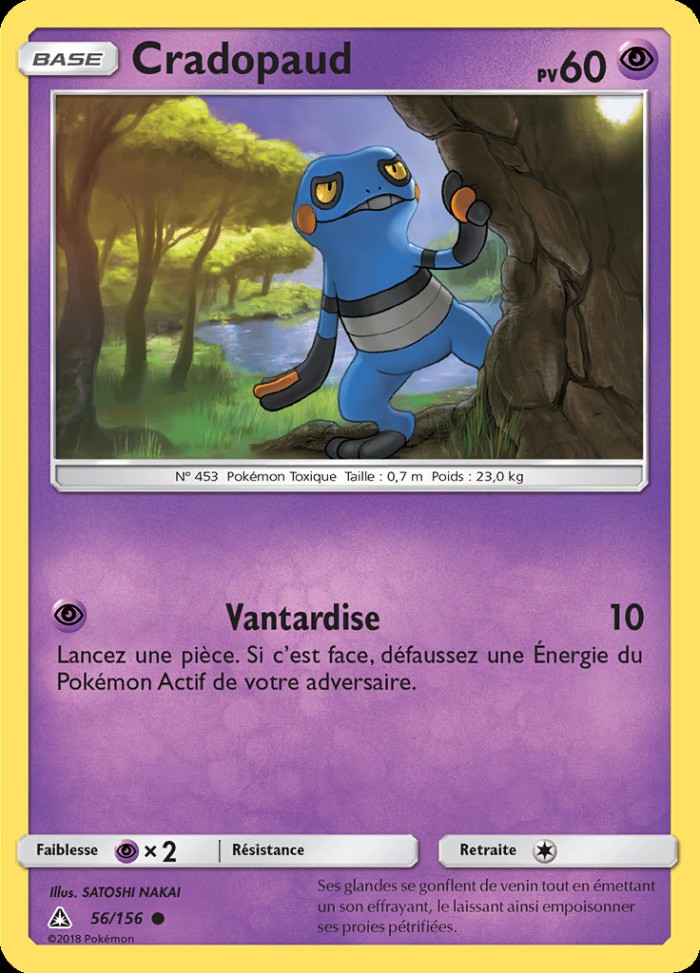 Carte Pokémon: Cradopaud