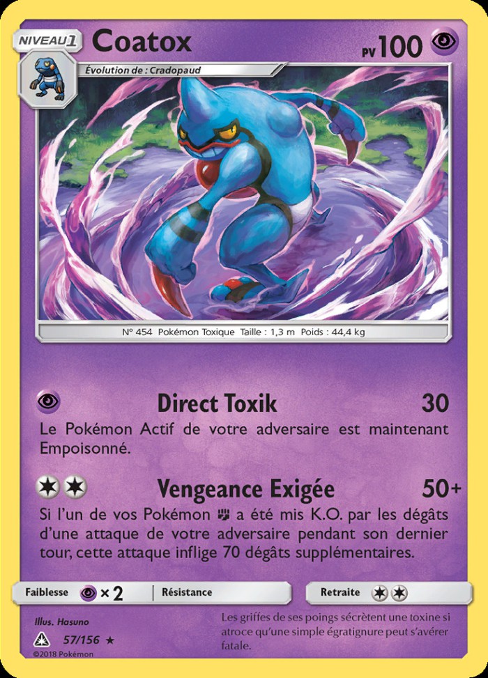 Carte Pokémon: Coatox