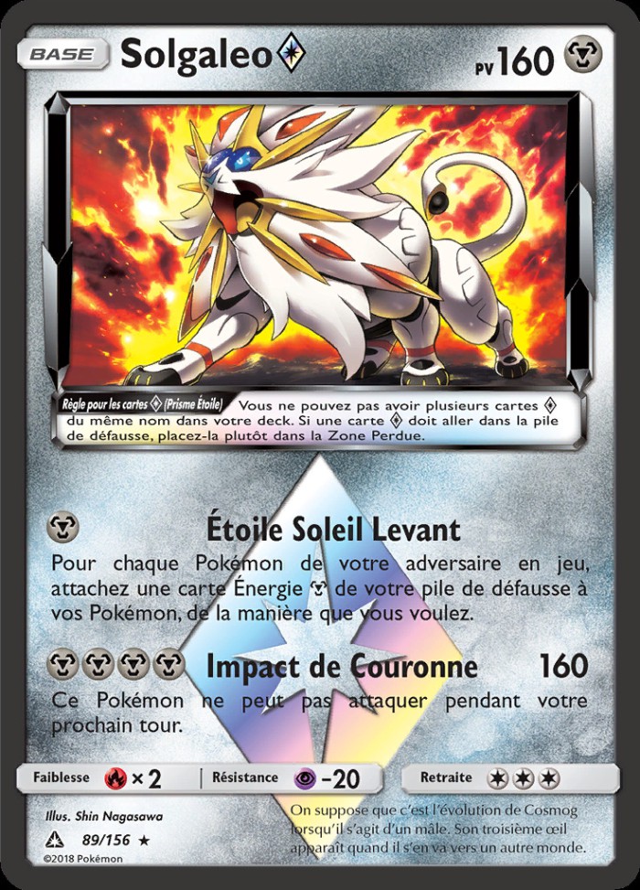 Carte Pokémon: Solgaleo Prisme Étoile