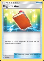 Carte Pokémon: Registre Ami