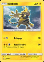 Carte Pokémon: Élektek