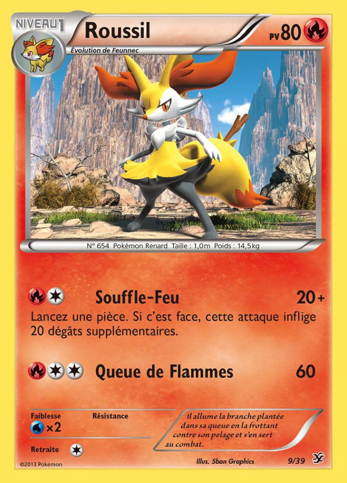 Carte Pokémon: Roussil