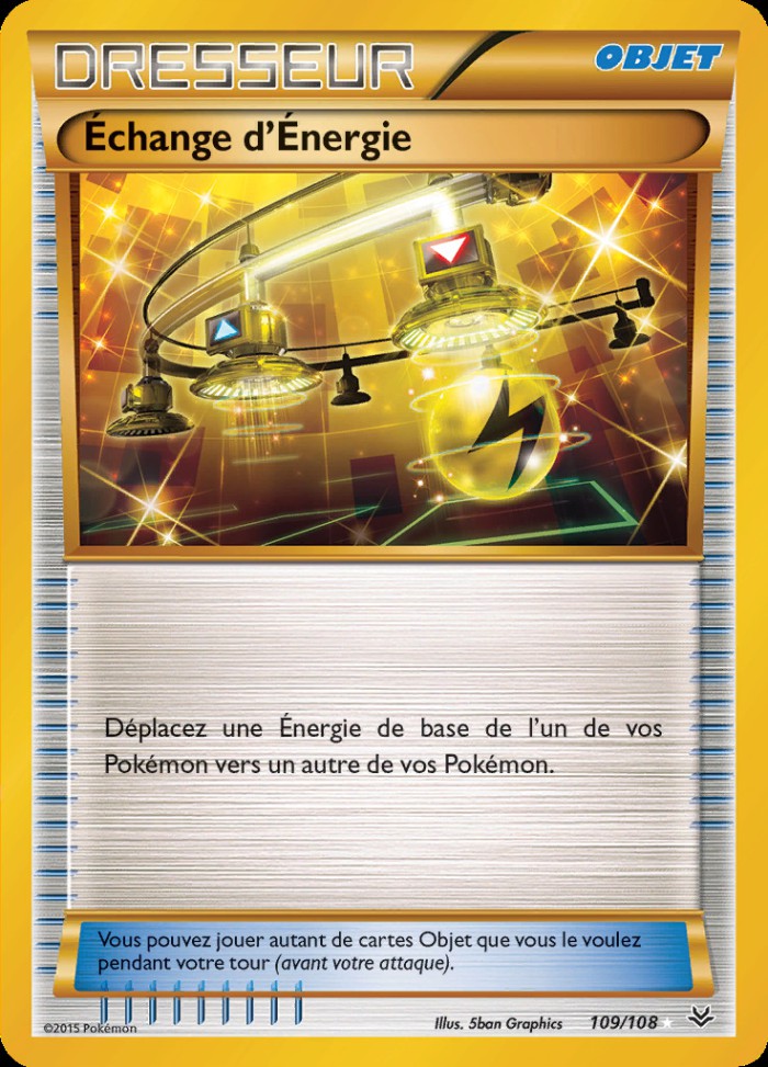 Carte Pokémon: Échange d'Énergie