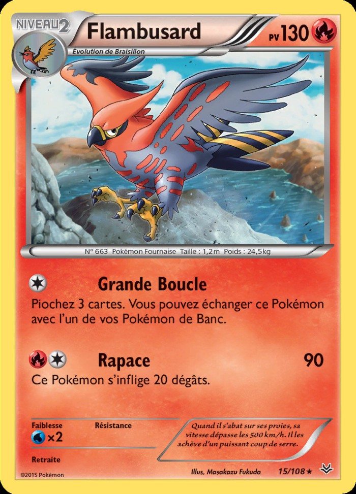 Carte Pokémon: Flambusard