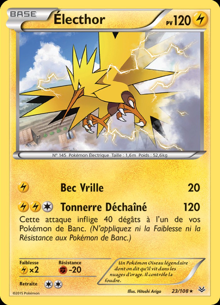 Carte Pokémon: Électhor