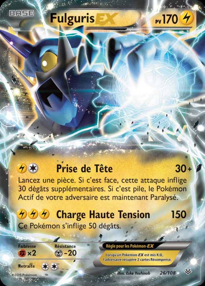 Carte Pokémon: Fulguris EX