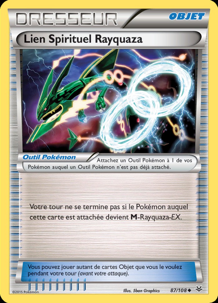 Carte Pokémon: Lien Spirituel Rayquaza