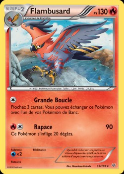 Carte Pokémon: Flambusard