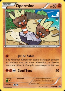 Carte Pokémon: Opermine