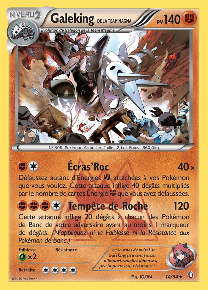 Carte Pokémon: Galeking de la Team Magma