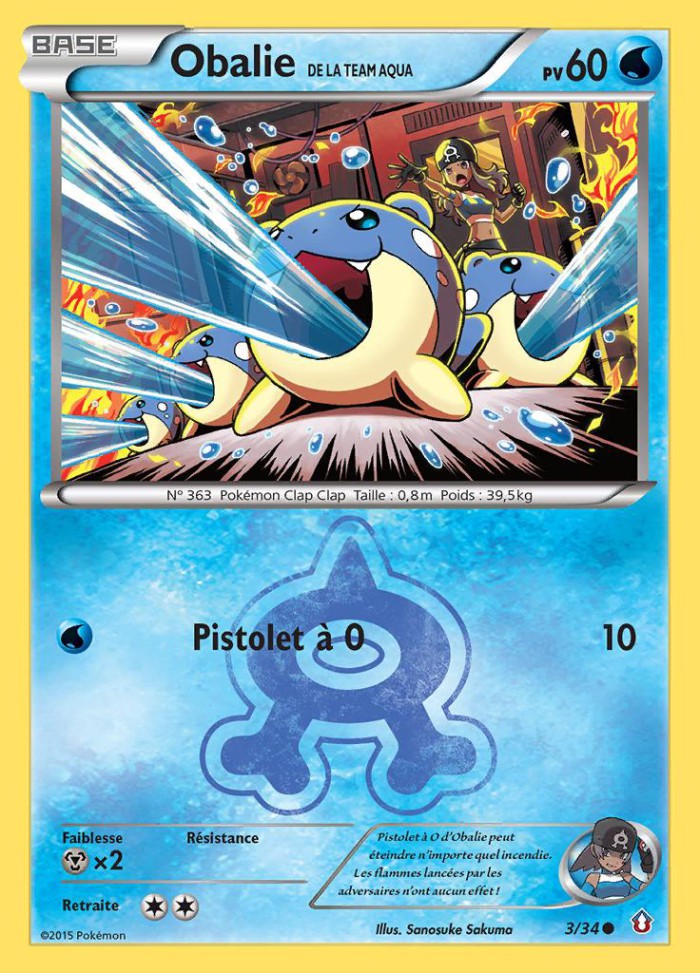 Carte Pokémon: Obalie de la Team Aqua