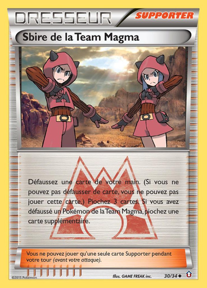 Carte Pokémon: Sbire de la Team Magma