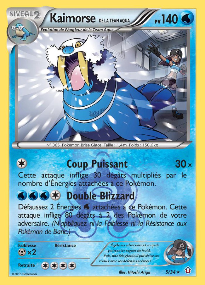 Carte Pokémon: Kaimorse de la Team Aqua