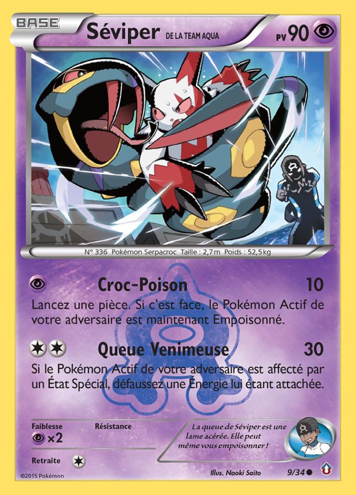 Carte Pokémon: Séviper de la Team Aqua